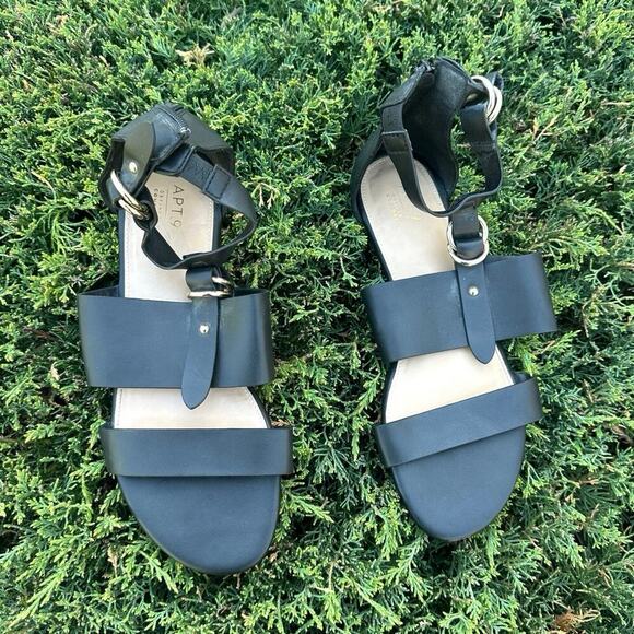 Apt. 9 Organized Women's Gladiator Sandals Size 10 Black - Picture 4 of 14